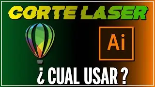 👉 Qu&eacute; programa USAR para CORTE LASER en 2026 🤔 COREL DRAW,  ILLUSTRATOR o INSKAPE ✂️
