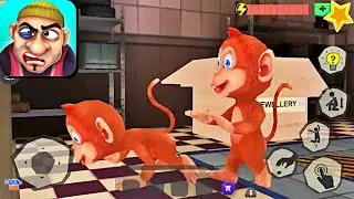 Scary Robber Home Clash - New Monkeying Around & A Rock Solid Prank Levels | Android Gameplay HD