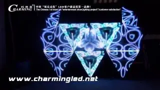 charming lighting led 3D DJ  console