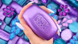 Сalm ASMR | crushing glittery soap boxes & soft foam 🫧 (4K, no talking)