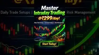 📊 Intraday Trading Learning Program@Only ₹299 /Day. Start with confidence, clarity & strategy.