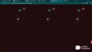 Pure CSS animation of particles.