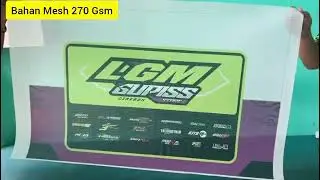 Bahan Digital Printing Mesh Banner | Cover Speaker | Tenda Paddock