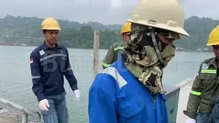 Catwalk mooring dolphin#steelpile #catwalk #dermaga #hdpe #jetty #pelabuhan #mooringdolphin