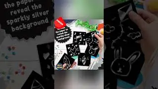 Silver Holographic Scratch Art Mini Notes - Scratch.