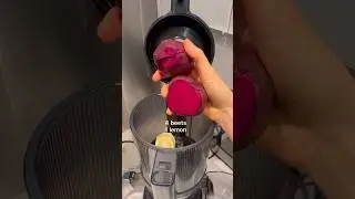 Today&rsquo;s Cold Pressed Beet Juice Nama J2 Juicer discount code RIANE10 #healthylifestyle #juicewrld