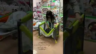 Как складывается и раскладывается детский манеж Carrello