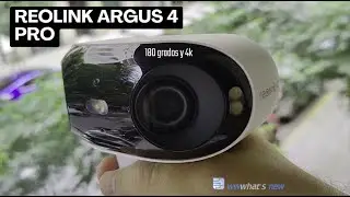 Reolink Argus 4 pro, una cámara 4K con 180 grados de visión