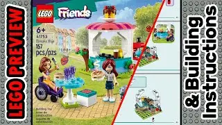 PREVIEW: 41753, LEGO FRIENDS, Pancake Shop​ & Building Instructions! LEGO 2023