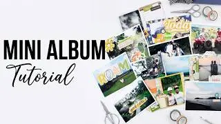 Easy Mini Album Pages You'll Want to Try Using Simple Stories' Happy Travels Collection