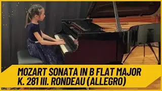 Mozart Piano Sonata in Bb Major KV 281 Mvt 3