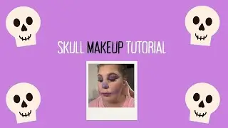 SKULL MAKEUP TUTORIAL | spooky season series 