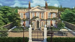 BRITISH ESTATE | Sims 4 Speed Build (Stop Motion)