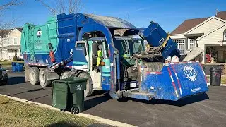 Homewood's Diesel Autocar McNeilus Meridian Curotto Can Garbage Truck
