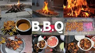 Desi BBQ Night | Brick Angeethi Setup with Wood & Coal | Traditional BBQ Experience