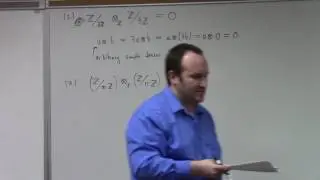 Abstract Algebra II: tensor product is associative, multilinear maps, 3-22-17