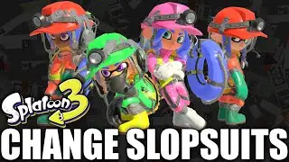HOW TO Change Salmon Run SLOPSUIT or WORK SUIT in Splatoon 3
