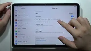 Redmi Pad Pro: Enable Double Tap to Wake or Off Screen
