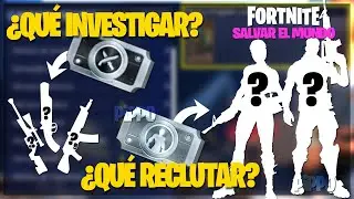QUE RECLUTAR O INVESTIGAR CON LOS CUPONES DE AVENTURAS v1 - FORTNITE SALVAR EL MUNDO