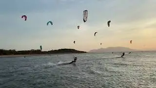 Kiteboarding in Punta Chame - Panama Sunset Session
