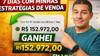 ESTE FOI O VALOR QUE FIZ EM 7 DIAS COM A MINHA ESTRATÉGIA. 