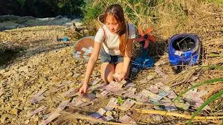 18-year-old Genius Girl Repairs luckily picked up $1,000 dollars while restoration machine