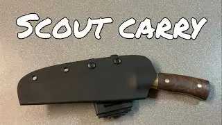 Scout носит ножны из кайдекса, Изготовление ножен из кайдекса в домашних условиях, Ножны для ножа