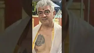 Ajith Kumar Reveals His Kuladeivam Tattoo During Temple Visit with Family #realityshow