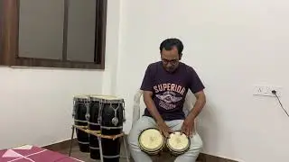 Congo cover(with Bongo) on Kahi door jab din dhal jaye..   Use Earphones