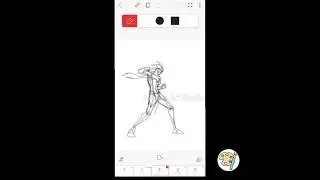 Animation of a guy doing Kung-fu in FlipaClip|Soham Art Studio|#Shorts #Youtube_shorts #Kung_fu_