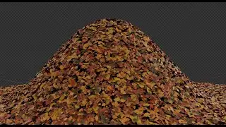 Pile of Leaves (Blender Tutorial)