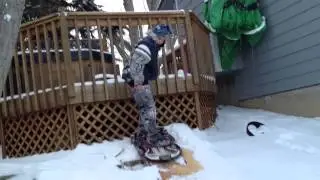 Hayden Carroll Falls in the Snow 3