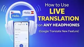 How to Use Live Translation on Any Headphones (Google Translate New Feature)2026