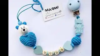 Handmade personalized pacifier clips new ideas by maomi