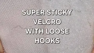 Velcro Crunch 1899 ✨️✨️Super Sticky Velcro With Loose Hooks✨️✨️ASMR✨️✨️