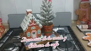 ✨️Decorando la cocina 2025🎄y estación de cafe/ideas bonitas y sencillas