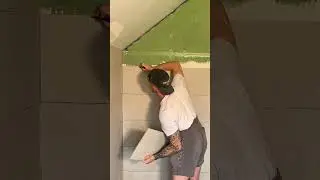 How To Cut A Tile Into A Diagonal Surface #howto #diy #tiling #shorts