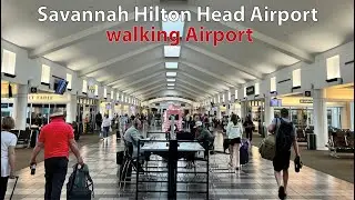 walking tour Savannah Hilton Head International Airport , Georgia Airport