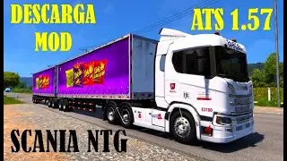 Descarga Mods Gratis | Scania NTG Barcel Con Skins Mexicanas Y Tr&aacute;ileres Mexicanos | ATS 1.57