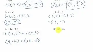 Operations With Vector (Add, Subtract, Scalar)