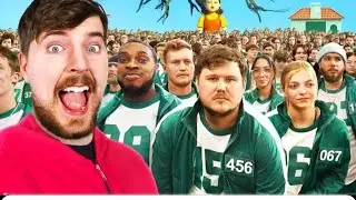  $456,000 Squid Game In Real Life! 🔥Squid Game challenge recreated with crazy games & massive prize