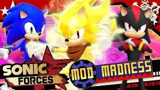 Sonic Forces (ПК 4K 60FPS) SUPER SONIC Boom & Boom Shadow - Мод Madness