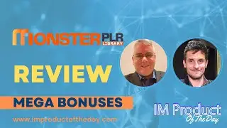 Monster PLR Library Review + Award-Winning Bonuses To Make It Work FASTER (Worth $997)!