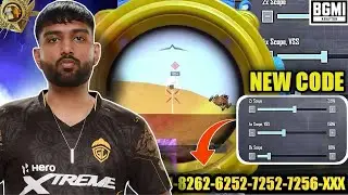 🔥 GODL Punk New Sensitivity & Control Code 2025 | Best BGMI Settings 🔥