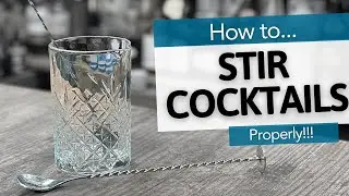 How to Stir a Cocktail | Bartending Basics & Beginner Home Bar Essentials | Drinkstuff
