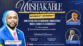 Unshakable~Divine Service- Standing Strong When Life Falls Apart~Dr.David Mckenzie