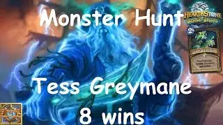 Hearthstone: Ca&ccedil;a aos Monstros (Monster Hunt) 8 vit&oacute;rias Rastreadora (Tess Greymane)