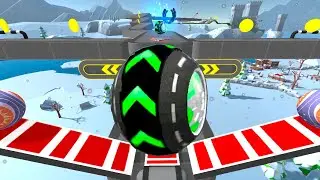 Rolling Ball Sky Escape - Gameplay Speedrun Level (47 - 55) #gameplay #mobilegame #games
