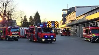 Izvoz GB Ljubljana voz 3 - na intervencijo +voz 1,2,4 - na požar