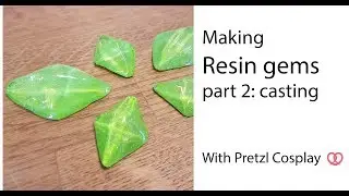 How to cast resin gems - Cosplay tutorial